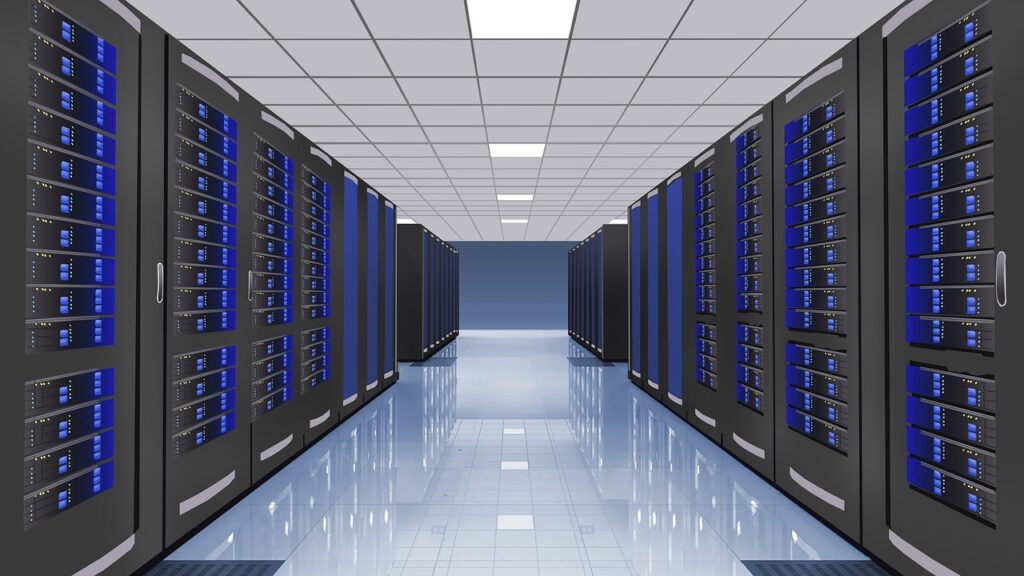 data center, technology, server
